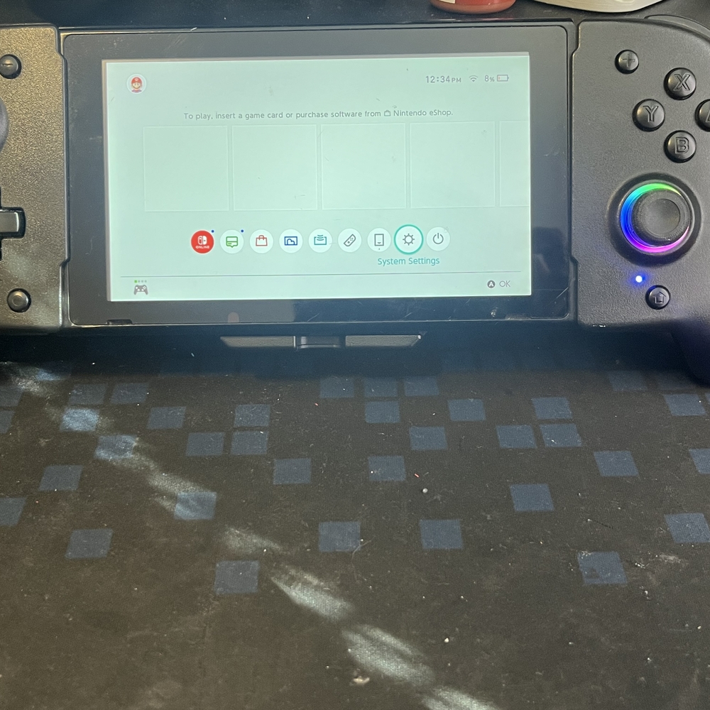 Portable Black Gaming Console